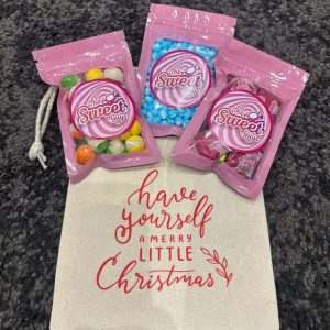 Christmas Bag + 3 small freeze dried sweet bags